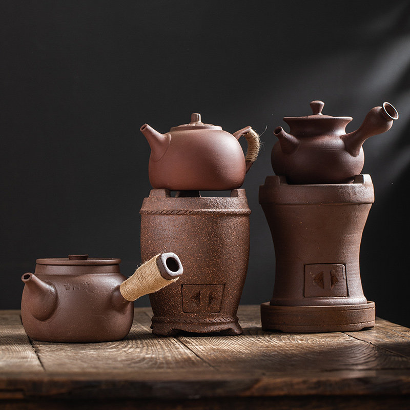 煮茶小茶炉小号木炭炉复古陶壶养生壶迷你家用围炉烧水壶明火户外,淘宝优惠券,粉丝福利购,淘宝优惠卷
