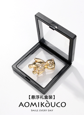 小香风高级M系列泰迪熊胸针别针