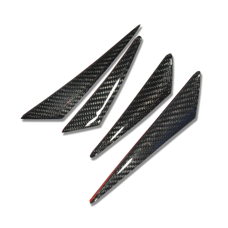 General purpose real carbon fiber crescent air knife for automobiles