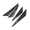 General purpose real carbon fiber crescent air knife for automobiles