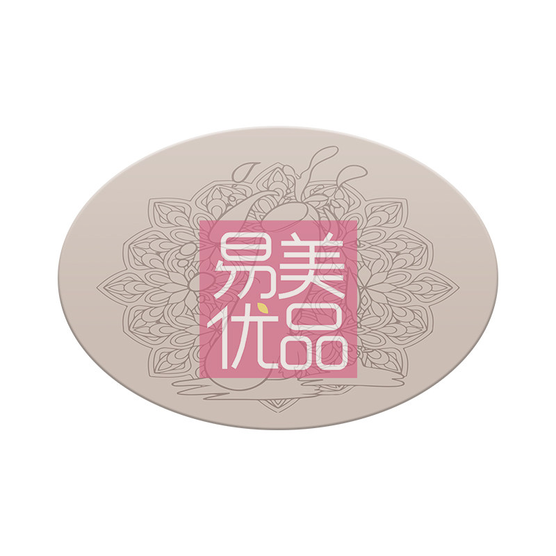 奶油风轻奢圆形地毯疗愈系列美容会所大厅装饰防滑地面装饰产康店