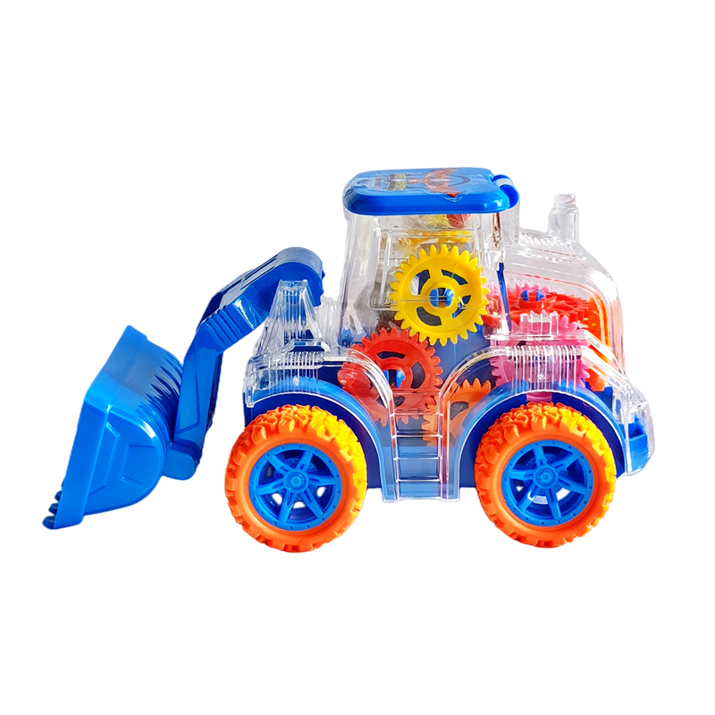 灯光齿轮工程车惯性动力闪光效果工程车挖掘机推土机玩具超市供货 - 图3