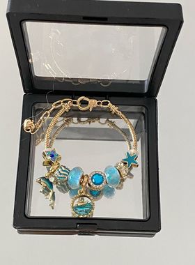 潘家小众轻奢海豚手链精致个性设计感手串复古高级感海洋系列手饰