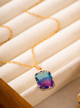 欧美时尚百搭耳饰品锆石项链