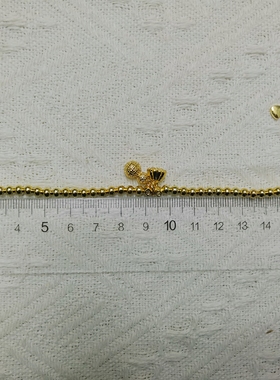 铜镀18k金新中式莲蓬葫芦金珠手链莲子首饰气质百搭日常佩戴轻奢