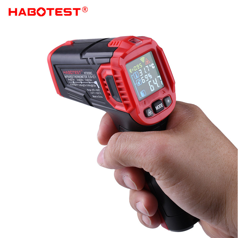 华博HT650A红外线测温仪工业温度测试仪高精度手持测温枪家用厨房,淘宝优惠券,粉丝福利购,淘宝优惠卷