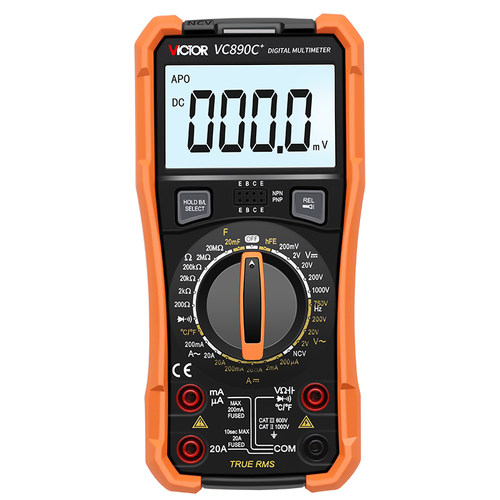 正品胜利万用表VC890D\VC890C+数字万用表高精度万能表电容防烧 - 图3