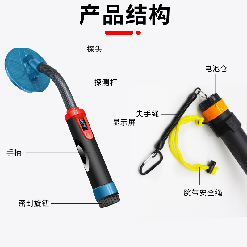 防水牛胃金属探测器深度木材探钉器高精度牛用测铁仪金银铜探测仪,淘宝优惠券,粉丝福利购,淘宝优惠卷