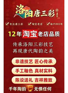 唐三彩龙陶瓷生肖龙摆件家居缺角补角青龙房顶摆件工艺品客厅装饰