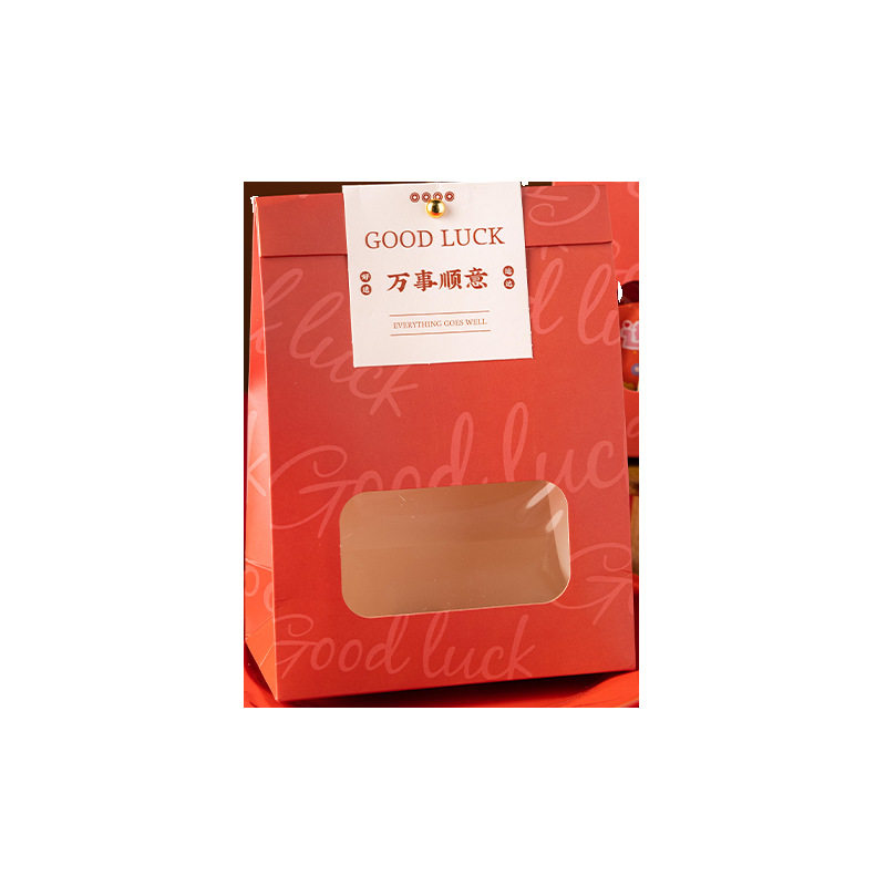 婚庆大号雪花酥包装袋饼干糖果包装盒牛轧糖开窗纸袋零食新年年货,淘宝优惠券,粉丝福利购,淘宝优惠卷