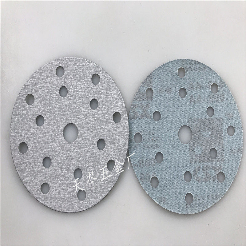 Italian dry sanding paper 6 inches 6 holes 9 holes 15 holes sanding leather 150mm pneumatic sander universal