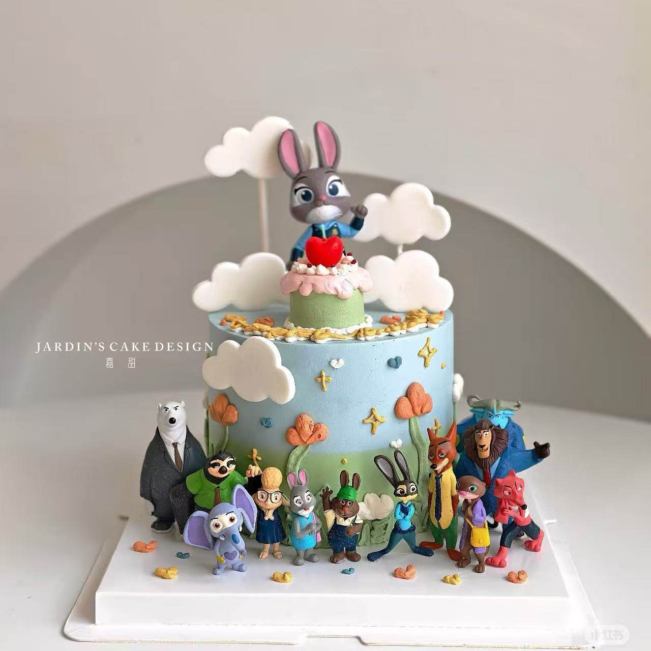 网红疯狂动物园蛋糕装饰摆件朱迪尼克儿童生日派对烘焙装扮插件,淘宝优惠券,粉丝福利购,淘宝优惠卷