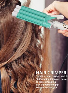 Hair Curling Iron Wand Hair Waver Curling Iron Adjustable Te