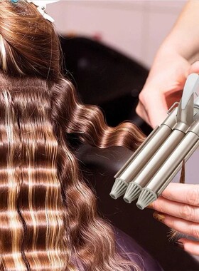 Electric Hair Curler Styling Three Tube Curling Triple Barre