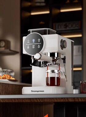220V Espresso Coffee Machine Home Use Coffee Beans Grinding
