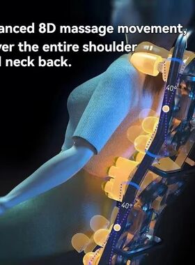 Zero Gravity Massage Chair, Fixed Point Technology with Full