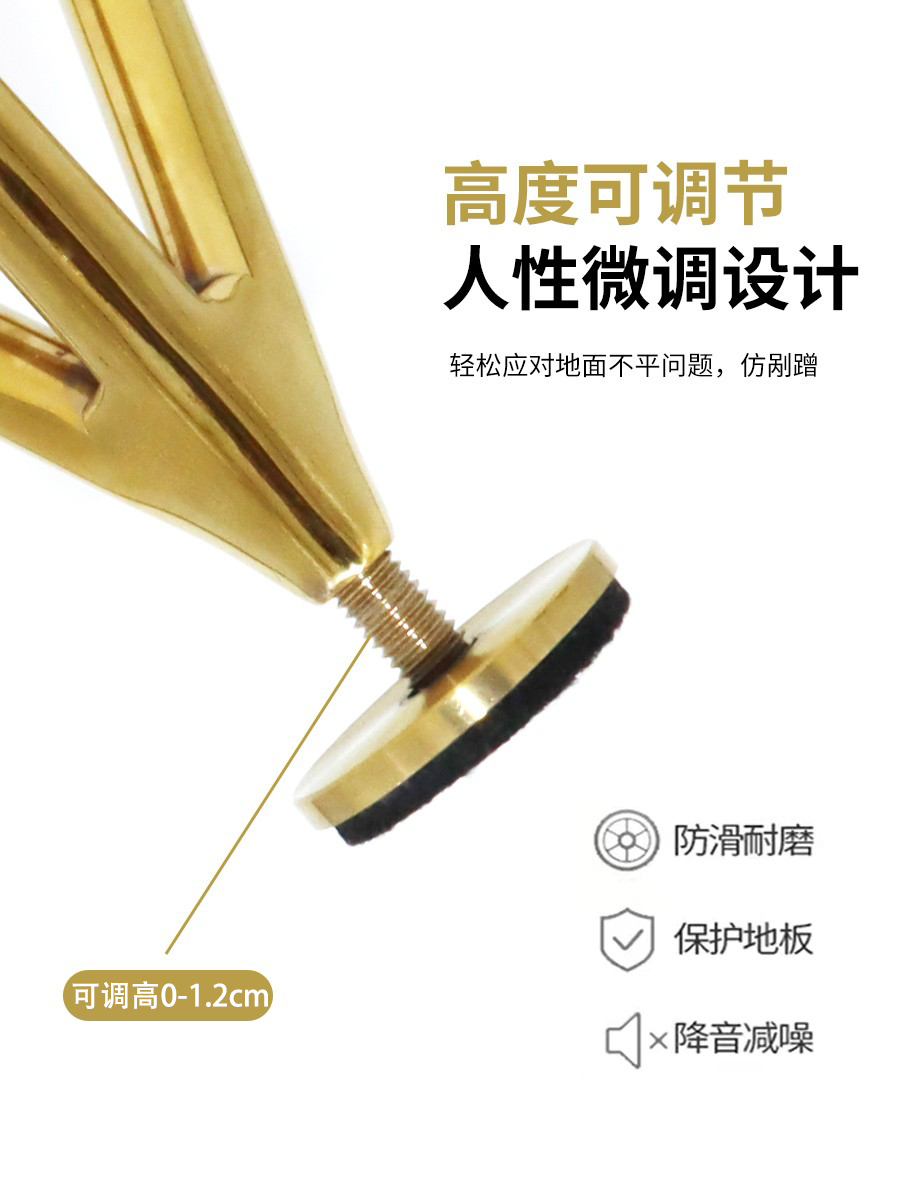 浴室柜脚支撑腿金属可调节不锈钢卫浴柜支架沙发茶几电视柜家具脚