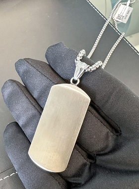 满钻牌吊坠项链男女同款毛衣链