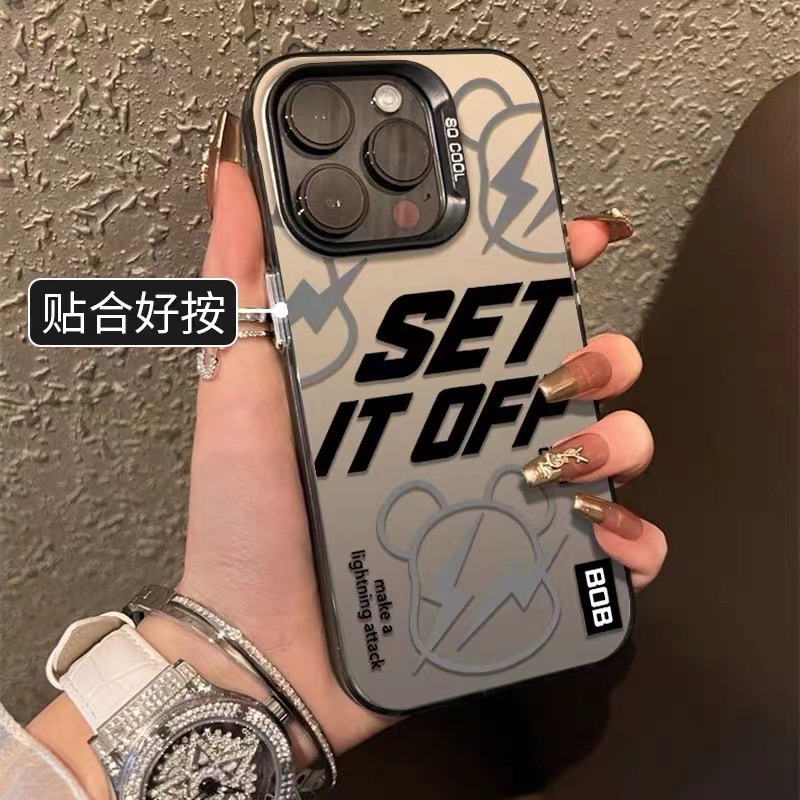 适用OPPO A6i A6Pro A5X Reno14Pro Findx9潮流黑银Findx8Ultra A5活力闪银保护套K12手机壳A58磨砂A3i彩绘 - 图2