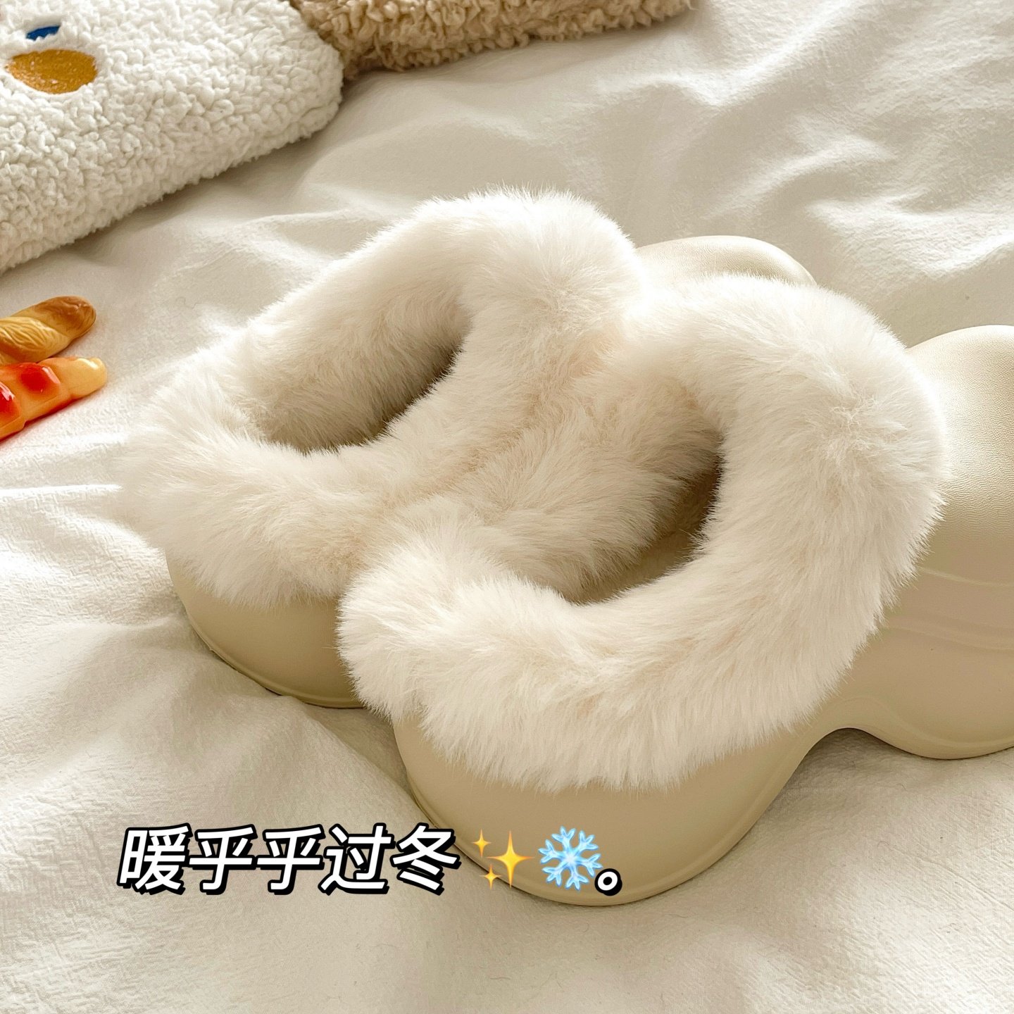 巨厚实防水~！加绒保暖包跟棉鞋女ins冬季厚底外穿防滑厚底雪地靴,淘宝优惠券,粉丝福利购,淘宝优惠卷