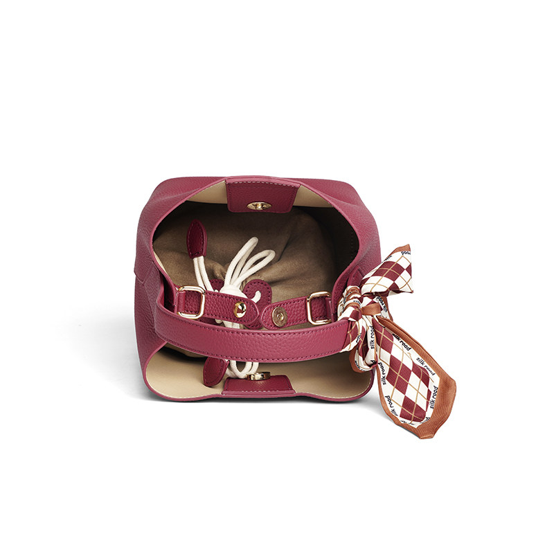 红蜻蜓婚包女新娘新年礼物红色水桶包真皮喜妈妈婚宴包斜挎单肩包,淘宝优惠券,粉丝福利购,淘宝优惠卷