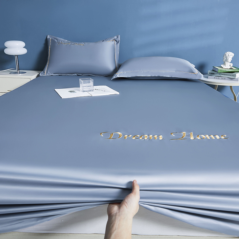 夏季冰丝床笠单件床垫防尘罩席梦思床垫全包防滑家用床垫保护套