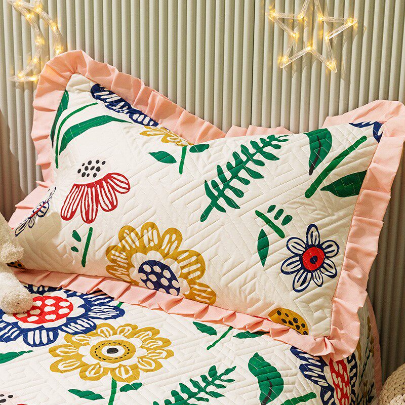 田园碎花一对装家用全棉单人枕头套 星晴枕套