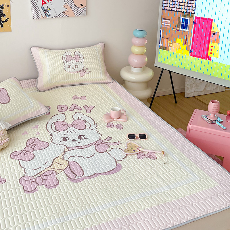 ins少女心乳胶冰丝夏儿童空调席子 星晴乳胶席