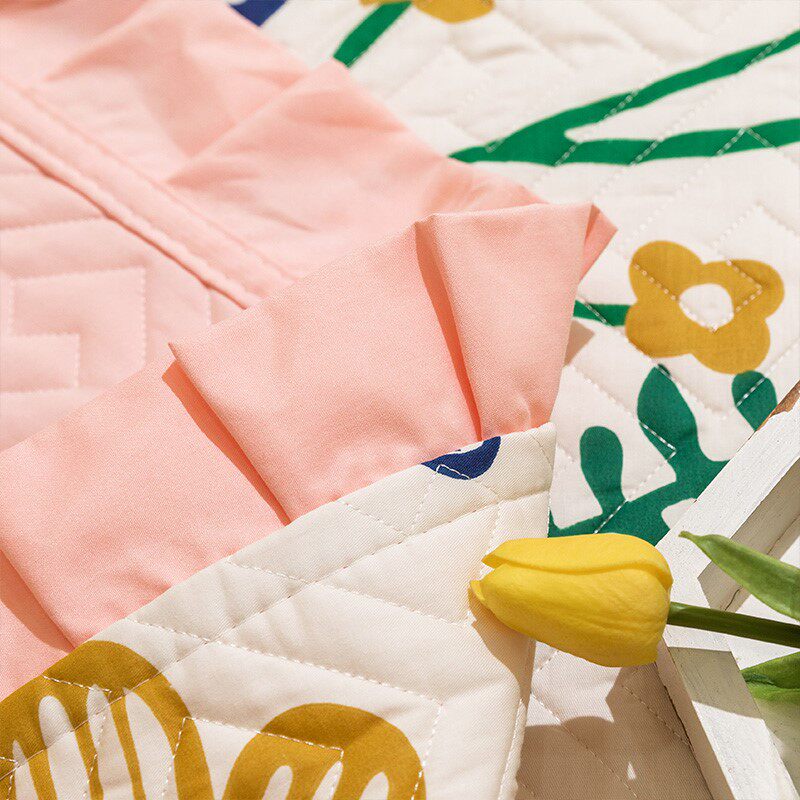 田园碎花一对装家用全棉单人枕头套 星晴枕套