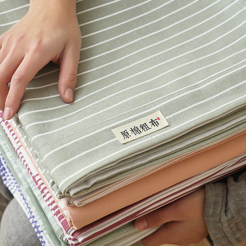 纯棉加厚老粗布一对装加密枕头套 星晴枕套