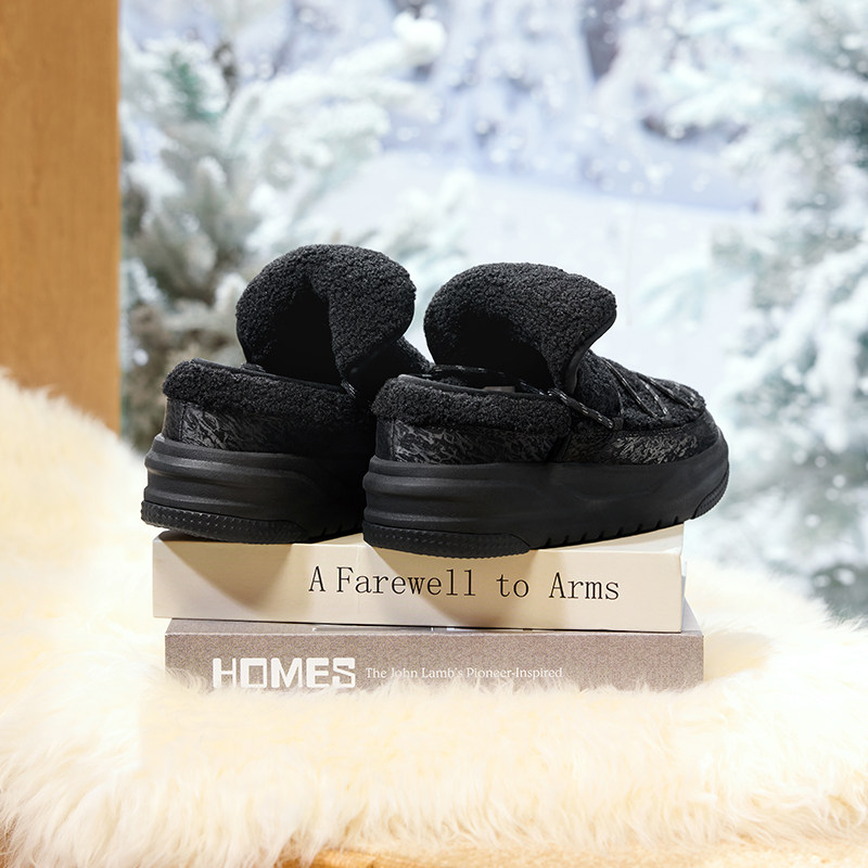 云团361棉鞋加绒鞋休闲鞋2025冬季加毛保暖鞋子厚底摸鱼鞋女鞋,淘宝优惠券,粉丝福利购,淘宝优惠卷