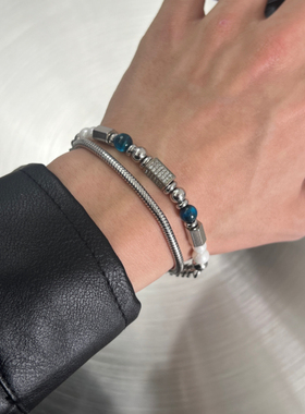 钛钢不掉色原创设计感手链