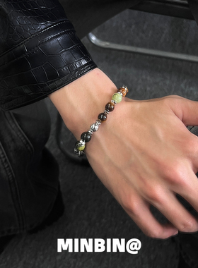 复古高级感天然石手链