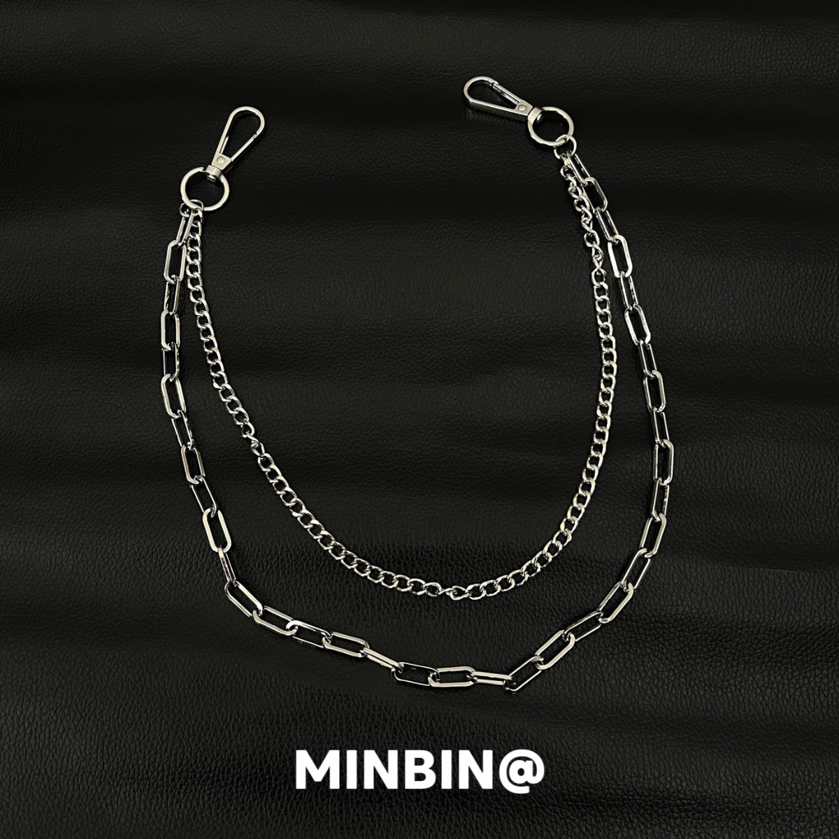 双层金属链条裤链潮嘻哈小众设计裤子挂链朋克牛仔裤腰链包包挂饰,淘宝优惠券,粉丝福利购,淘宝优惠卷