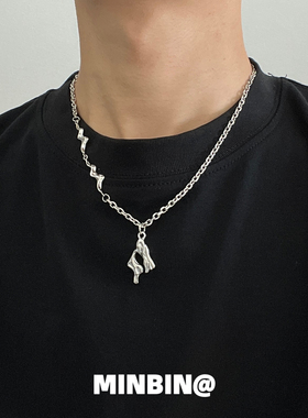 不规则异形液态项链不掉色