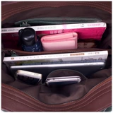 Модная вместительная и большая портативная сумка на одно плечо, из натуральной кожи