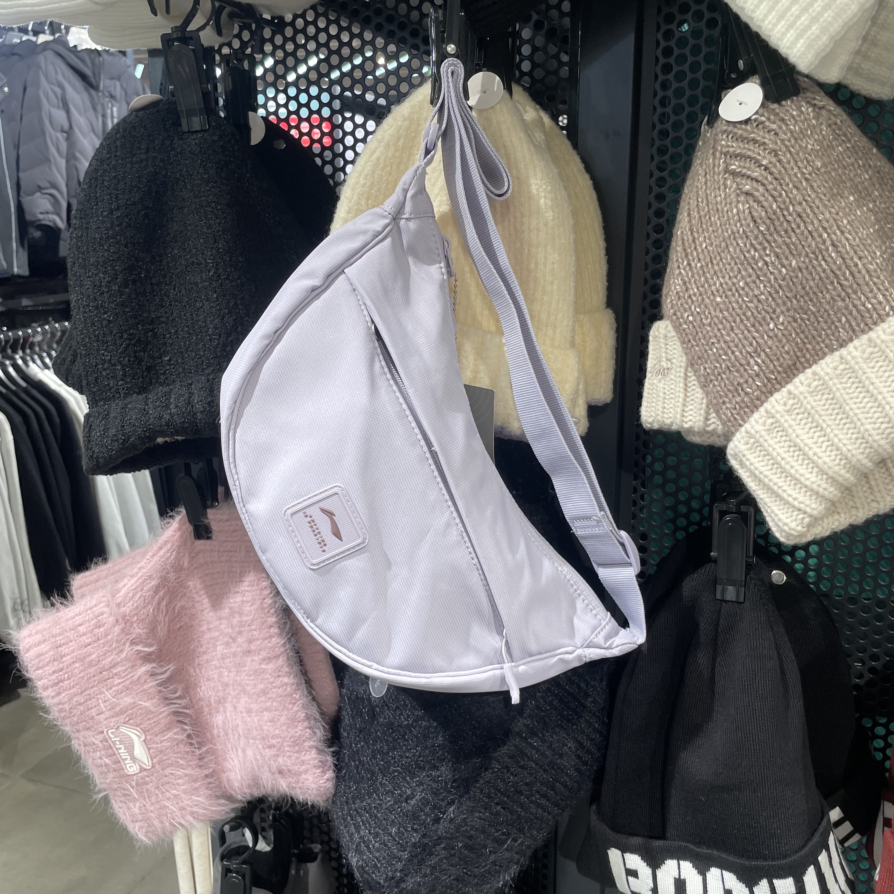 Li Ning Women's New Shoulder Bag Simple and Versatile Casual Shoulder Bag