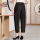All-match temperament, fragrant Yunya cracked casual pants