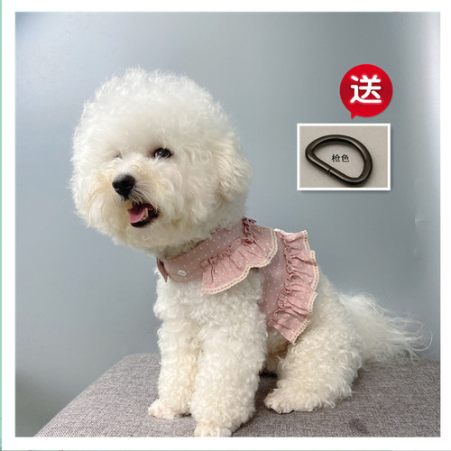 狗狗网红牵引胸背裙子纸样泰迪比熊牵引小裙子图纸模版样缝制视频 - 图3