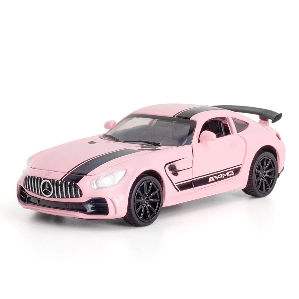 :132奔驰AMG GT仿真合金车模玩具汽车模型男女生创意礼物摆件开门