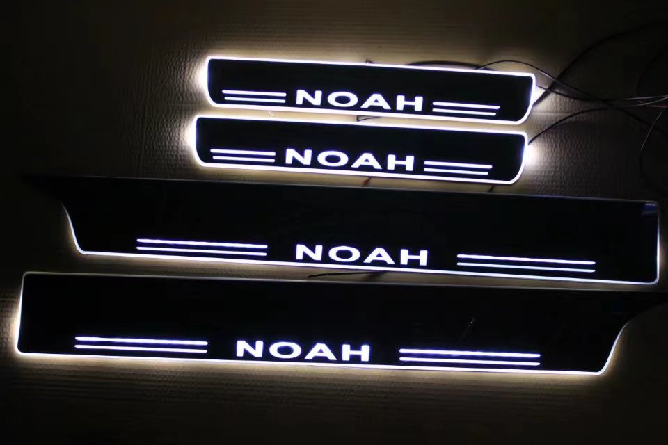 NOAH VOXY流光动态LED走马灯迎宾踏板脚踏门槛条70系60系-图3