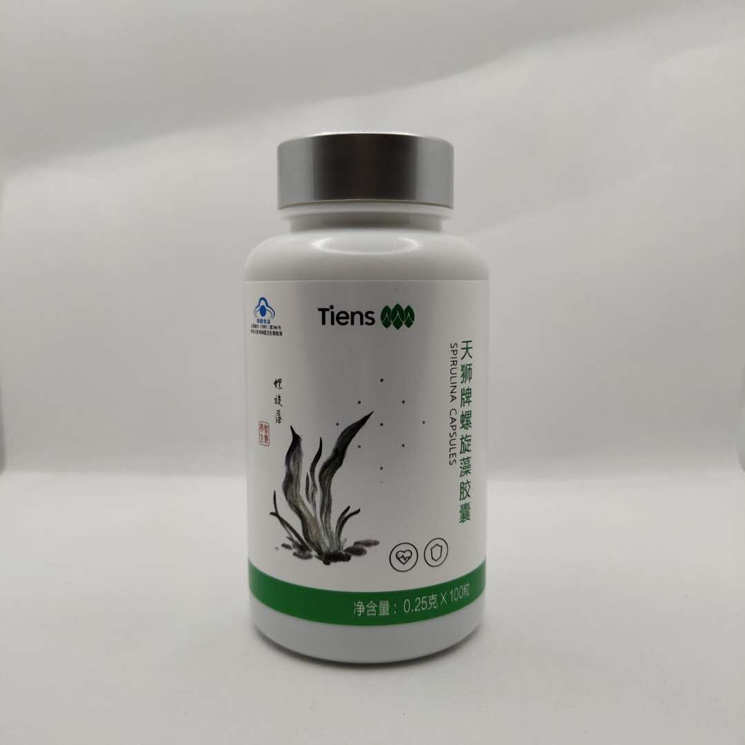 （5瓶）天狮牌螺旋藻胶囊 0.25g/粒*100粒（2023.04月生产） - 图0