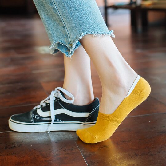 船袜女防滑不掉跟夏季浅口袜子女款白色短袜防臭低帮单鞋隐形袜套