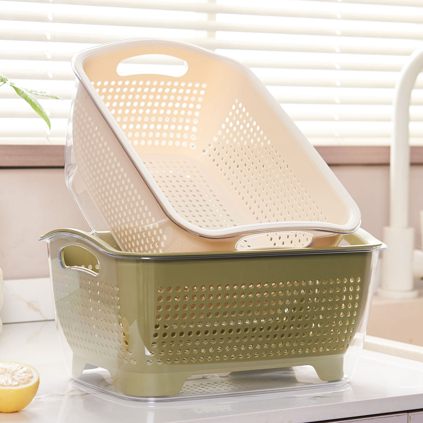 洗菜盆沥水篮洗菜盆厨房家用洗菜盆洗菜篮新款大号沥水篮水果篮子,淘宝优惠券,粉丝福利购,淘宝优惠卷