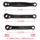 Bicycle left crank mountain bike pedal crank handle