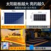 Solar outdoor atmosphere light with super bright and waterproof