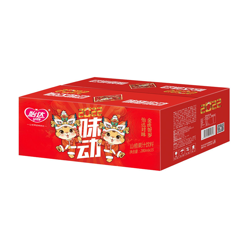 怡达山楂汁鲜果浆饮品整箱 怡达食品果味/风味饮料