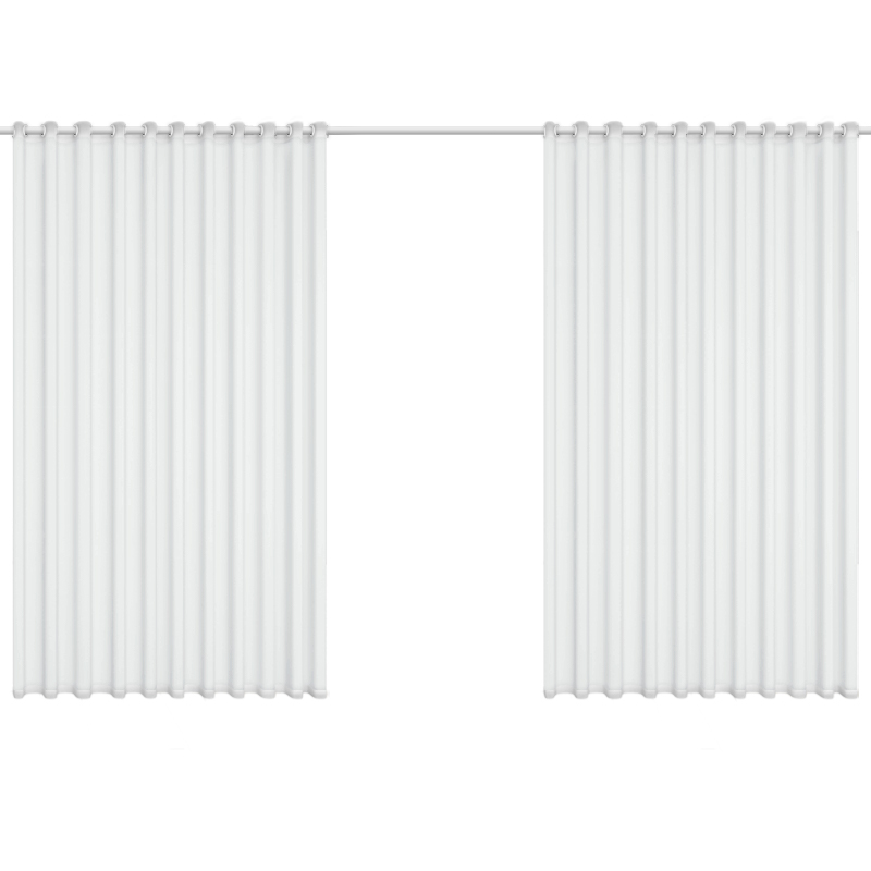 2021新款客厅阳台透光时尚窗帘纱帘 未来式成品窗帘