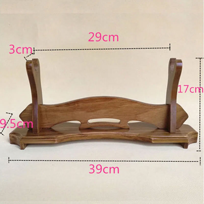 刀剑通用宝剑架实木制客厅横放剑架单多层刀架剑托刀剑底座包邮 - 图2