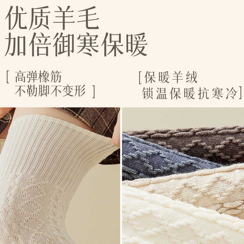 南极人过膝袜子女秋冬款保暖加绒加厚羊绒护膝袜子纯色百搭长袜PB,淘宝优惠券,粉丝福利购,淘宝优惠卷